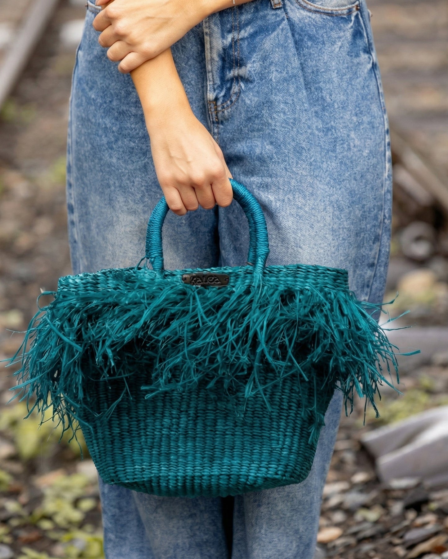 Electric Fringe Bag